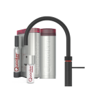 Quooker Fusion Round PRO3 CUBE schwarz *7 Jahre Garantie & CUBE Filter Starter Paket* FNRBLK PRO3 CUBE2