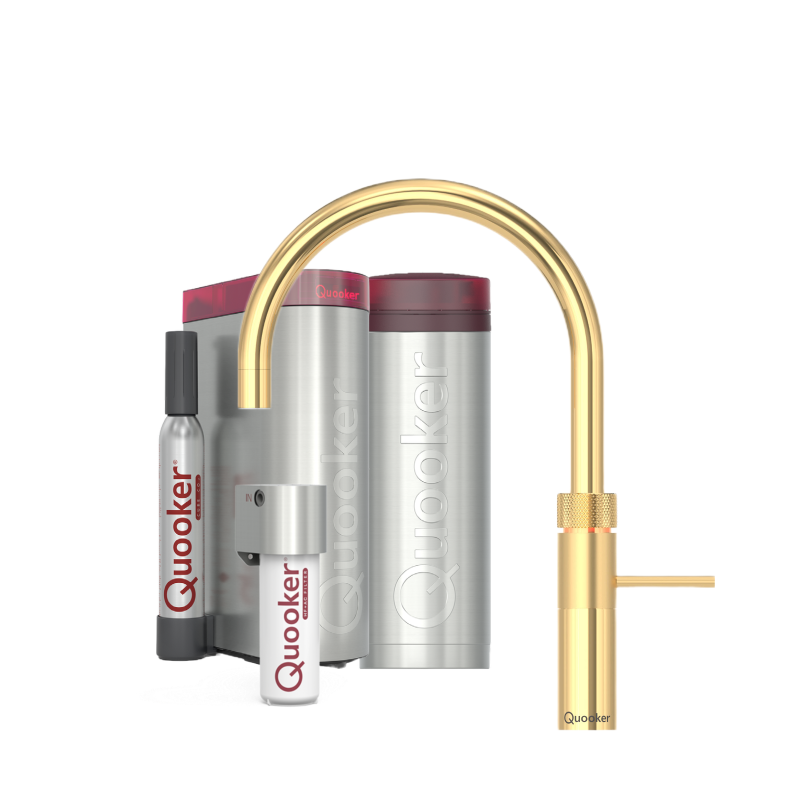 Quooker Fusion Round Mit PRO3 Reservoir & CUBE "THE GOLDEN ONE " **in