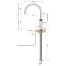 Quooker Fusion Round PRO3 CUBE Gold *7 Jahre Garantie & CUBE Filter Starter Paket* FNRGLD PRO3 CUBE2