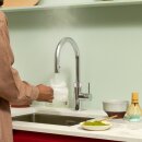 Quooker Flex Round COMBI+ CUBE verchromt glänzend *7 Jahre Garantie & CUBE Filter Starter Paket* FXRCHR COMBI+ CUBE2