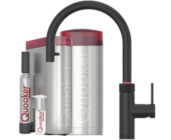 Quooker Flex Round COMBI+ CUBE schwarz *7 Jahre Garantie...