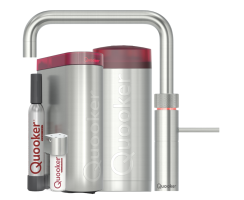 Quooker Fusion Square COMBI CUBE Voll-Edelstahl *7 Jahre...