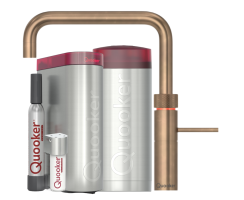 Quooker Fusion Square COMBI CUBE Messing Patina *7 Jahre...