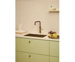 Quooker Fusion Square COMBI CUBE Messing Patina *7 Jahre Garantie & CUBE Filter Starter Paket* FNSPTB COMBI CUBE2