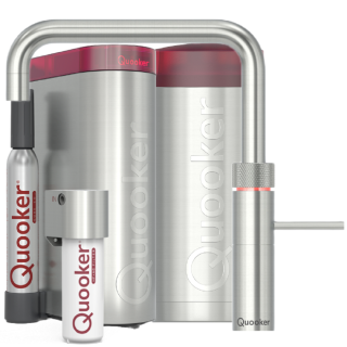 Quooker Fusion Square COMBI+ CUBE Voll-Edelstahl *7 Jahre Garantie & CUBE Filter Starter Paket* FNSSST COMBI+ CUBE2
