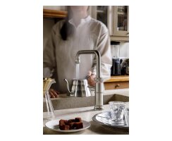 Quooker Classic Fusion Square COMBI CUBE Voll-Edelstahl *7 Jahre Garantie & CUBE Filter Starter Paket* CFNSSST COMBI CUBE2