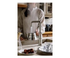 Quooker Classic Fusion Square Set mit COMBI Reservoir &amp; CUBE verchromt gl&auml;nzend **inkl. CUBE Filter Starter Paket** CFNSCHR COMBI CUBE2 *inkl. 7 JAHRE GARANTIE*