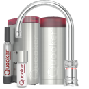Quooker Classic Nordic Round single tap Set COMBI CUBE verchromt glänzend *7 Jahre Garantie & CUBE Filter Starter Paket* CHSRCHR COMBI CUBE2