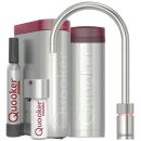 Quooker Nordic Round single tap PRO3 CUBE Voll-Edelstahl *7 Jahre Garantie & CUBE Filter Starter Paket* NSRSST PRO3 CUBE2