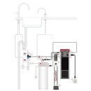 Quooker Nordic Round single tap PRO3 CUBE Voll-Edelstahl *7 Jahre Garantie & CUBE Filter Starter Paket* NSRSST PRO3 CUBE2