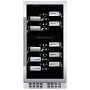 DUNAVOX Stand-/Unterbau-Weinkühler Grande-58 - Höhe 1225 mm - 58 Flaschen - Edelstahl - DX-58.258DSS