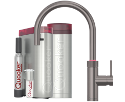 Quooker Flex Round PRO3 CUBE Gunmetal *7 Jahre Garantie...