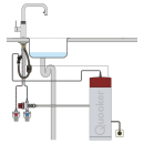 Quooker Flex Round PRO3 Kupfer Rosé *7 Jahre Garantie* FXRRCO PRO3