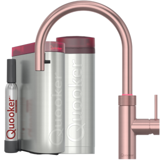 Quooker Flex Round PRO3 CUBE Kupfer Rosé *inkl. 7 JAHRE GARANTIE* FXRRCO PRO3 CUBE