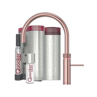Quooker Fusion Round PRO3 CUBE Kupfer Rosé *7 Jahre Garantie & CUBE Filter Starter Paket* FNRRCO PRO3 CUBE2