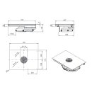 BORA M Pure Fl&auml;cheninduktions-Kochfeld mit integriertem Kochfeldabzug - Umluft PURMU