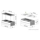 berbel Deckenlifthaube Skyline Edge Base BIH 100 SKE-B 1050530 Glas schwarz inkl. 7-Jahre Garantie