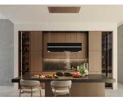 berbel Deckenlifthaube Skyline Edge Base BIH 100 SKE-B 1050532 Glas Mattschwarz inkl. 7-Jahre Garantie