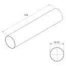BORA 3er-Set Ecotube ER750/3 Rundkanal 750 mm ++ Lagerware ++