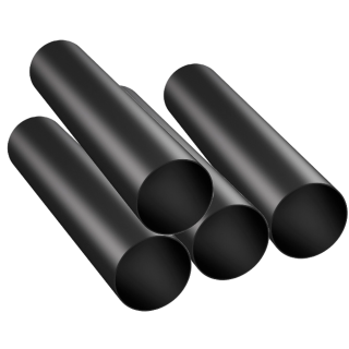 BORA 4er-Set Ecotube ER750/4 Rundkanal 750 mm ++ Lagerware ++
