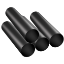 BORA 4er-Set Ecotube ER750/4 Rundkanal 750 mm ++ Lagerware ++