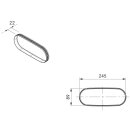 BORA 3er-Set Ecotube EFD/3 Dichtung flach ++ Lagerware ++