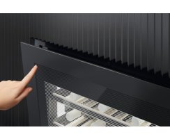 Miele Einbau-Weinschrank KWT 7112 iG 125 &quot;Gala Edition&quot; Obsidianschwarz Matt - Nische 45 cm