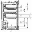 Miele Einbau-Weinschrank KWT 6422 iG-1 Obsidianschwarz - Nische 88