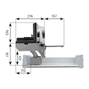 ritter Einbau-Allesschneider AES 62 SL silbermetallic/links  544000