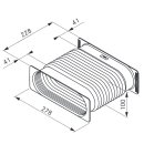 BORA Ecotube EFAF Flachadapter flexibel ++ Lagerware **