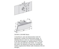 Miele Wand-Dunstabzugshaube DAH 4980 125 &quot;Gala Edition&quot; - Obsidianschwarz matt - 90 cm