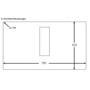 Oranier Kochfeldabzug mit Induktion 80 cm mit Slider-Bedienung und Topferkennung Abluft/Umluft (rahmenlos) KFA390