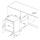 Oranier Vollintegrierter Geschirrspüler 60 cm, Besteckkorb GSV360