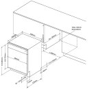 Oranier Vollintegrierter Geschirrsp&uuml;ler 60 cm, LiftmatikPLUS, floorLIGHT, Besteckkorb GSV560