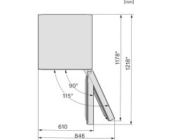 Miele Stand-K&uuml;hl-Gefrierkombination KFN 4377 CD 125 Edition - Edelstahllook - 185 cm H&ouml;he