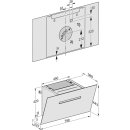 Miele Wand-Dunstabzugshaube DAH 1850 Active - Obsidianschwarz - 80 cm