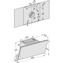 Miele Wand-Dunstabzugshaube DAH 2960 Escala - Graphitgrau - 90 cm