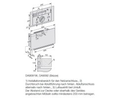 Miele Wand-Dunstabzugshaube DA 9092 W Screen - Graphitgrau - 90 cm