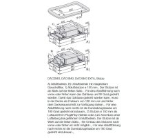 Miele Deckengebl&auml;se DAC 4943 EXTA Stella Ambient - Edelstahl - 88 cm Breite