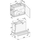 Miele Flachpaneel-Dunstabzugshaube DAS 4620 Mattschwarz - 60 cm