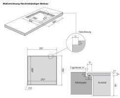 Oranier Set mit Herd EBH230 + Kochfeld KFH110 (60cm), Dunstabzug LEA60S1 (60cm), Geschirrsp&uuml;ler GSV360 &amp; K&uuml;hlschrank EKS308 (88 cm), AIP850