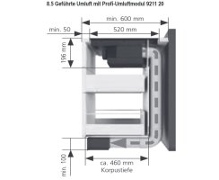 Oranier Set mit Backofen EBS420, Kochfeldabzug Fl&auml;cheninduktion KFA590 (80 cm), Geschirrsp&uuml;ler GSV560 &amp; K&uuml;hl-Gefrier-Kombination EKG178 (178 cm), AIP856