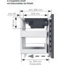 Oranier Set mit Backofen EBS420, Kochfeldabzug Fl&auml;cheninduktion KFA590 (80 cm), Geschirrsp&uuml;ler GSV560 &amp; K&uuml;hl-Gefrier-Kombination EKG178 (178 cm), AIP856