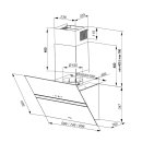 Oranier Set mit Backofen Pyrolyse, Touch-Bedienung EBP820, FlexX-Induktionskochfeld KXI480 (80cm) &amp; Dunstabzug ALIS90S1 (90cm) DST503