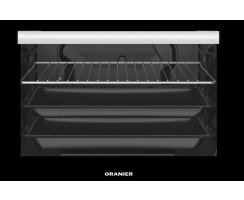 Oranier Gas-Standherd 50 cm mit Grillbrenner & Geschirrschublade weiß STG599