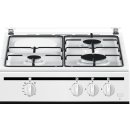 Oranier Gas-Standherd 50 cm (3 Kochzonen) mit Grillbrenner & Geschirrschublade weiß STG598