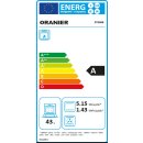 Oranier Gas-Standherd 50 cm (3 Kochzonen) mit Grillbrenner & Geschirrschublade weiß STG598