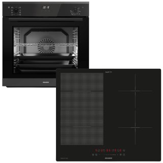 Oranier Set mit Backofen EBS420, FlexX-Induktionskochfeld KXI460 (60cm) CLS904