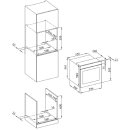 Oranier Set mit Pyrolyse Backofen EBP620, Fl&auml;chen-Induktionskochfeld mit Kochfeldabzug KFA590 (80cm) CLS913