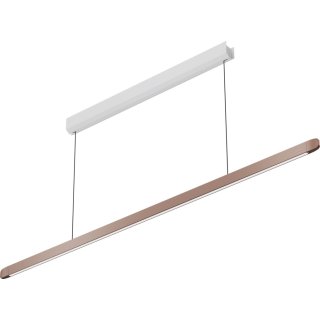 BORA Horizon Pendelleuchte fix - ros&eacute;gold 126 cm, Gestensteuerung LHFRG